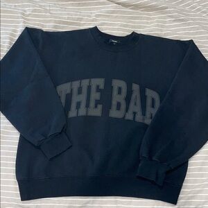 THE BAR sweatshirt | size medium | black